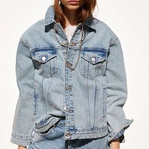 Zara Distressed Denim Jacket